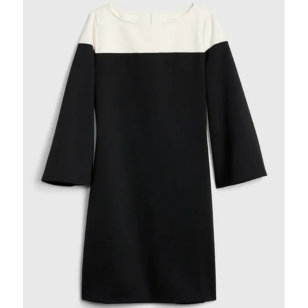 Gap Black & White Color Block Dress
